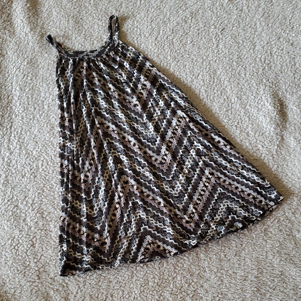 Chevron Pattern Racer Back Tank By JW GIRL